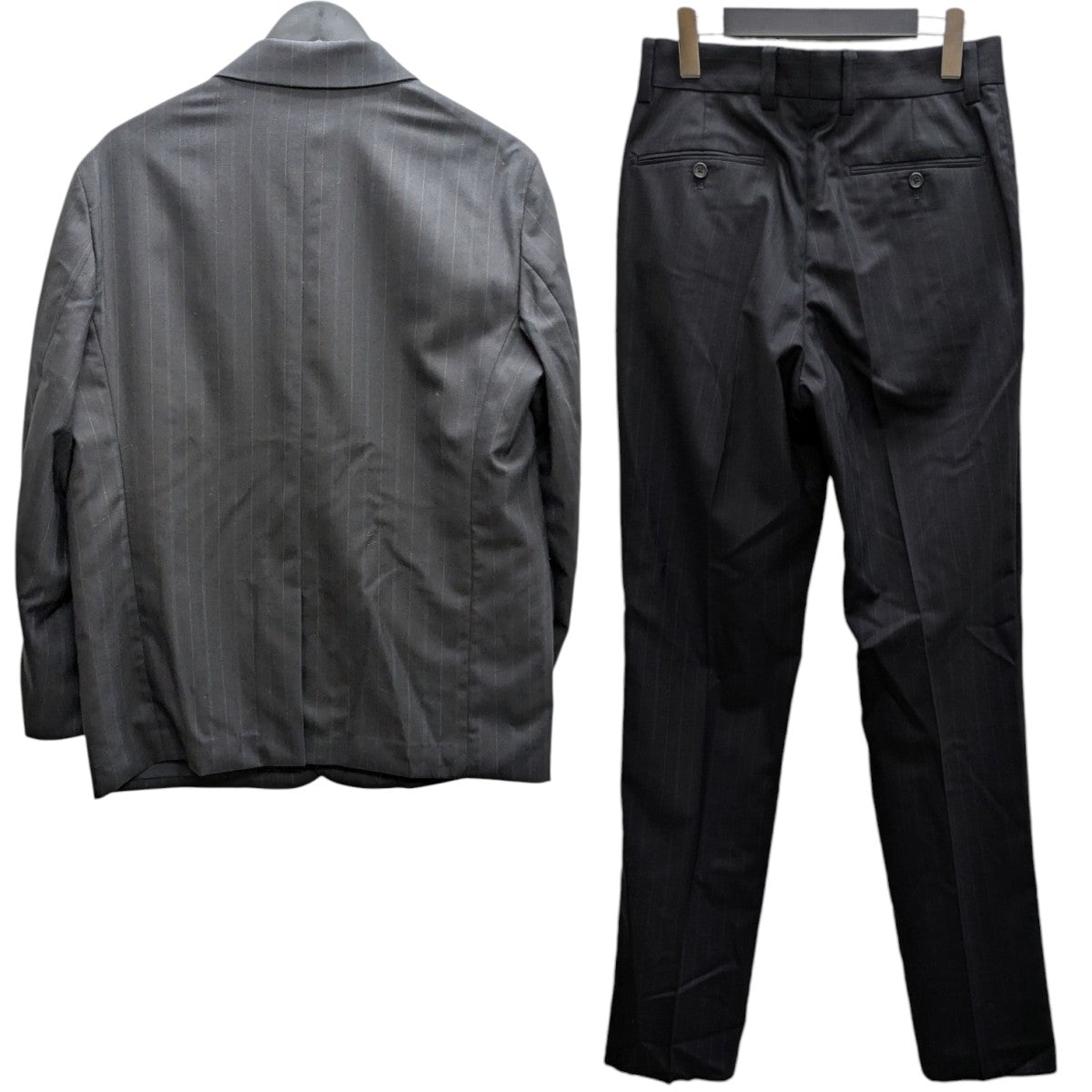 MARGARET HOWELL×FOX BROTHERS WIDE STRIPE FINE WOOL