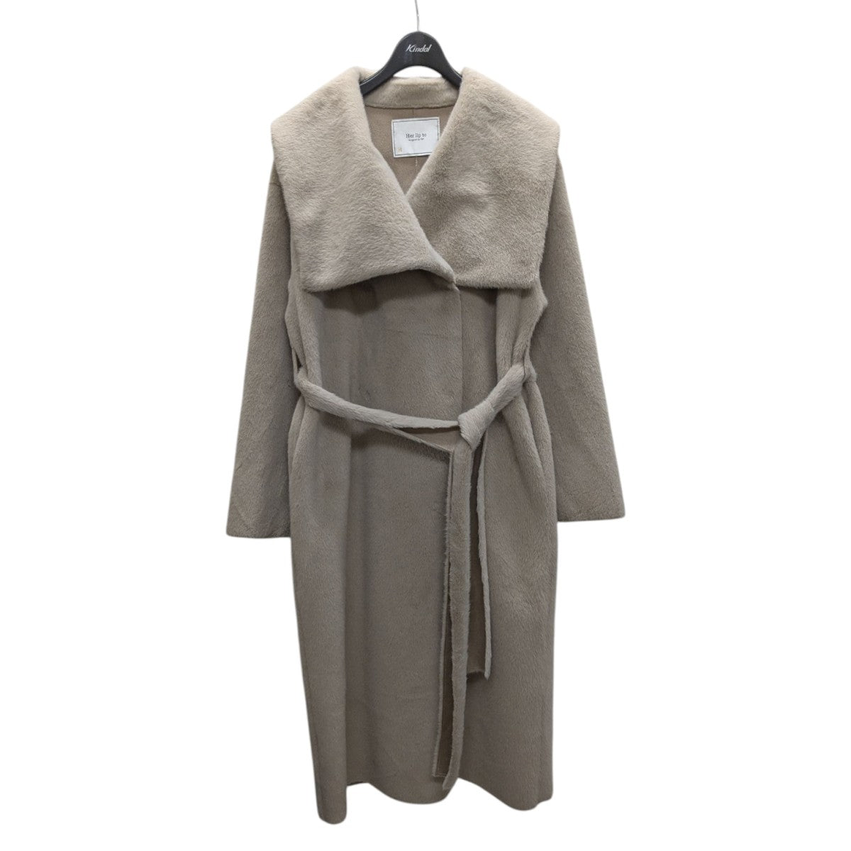 Grace Wrap Coatロングファーコート1243307086