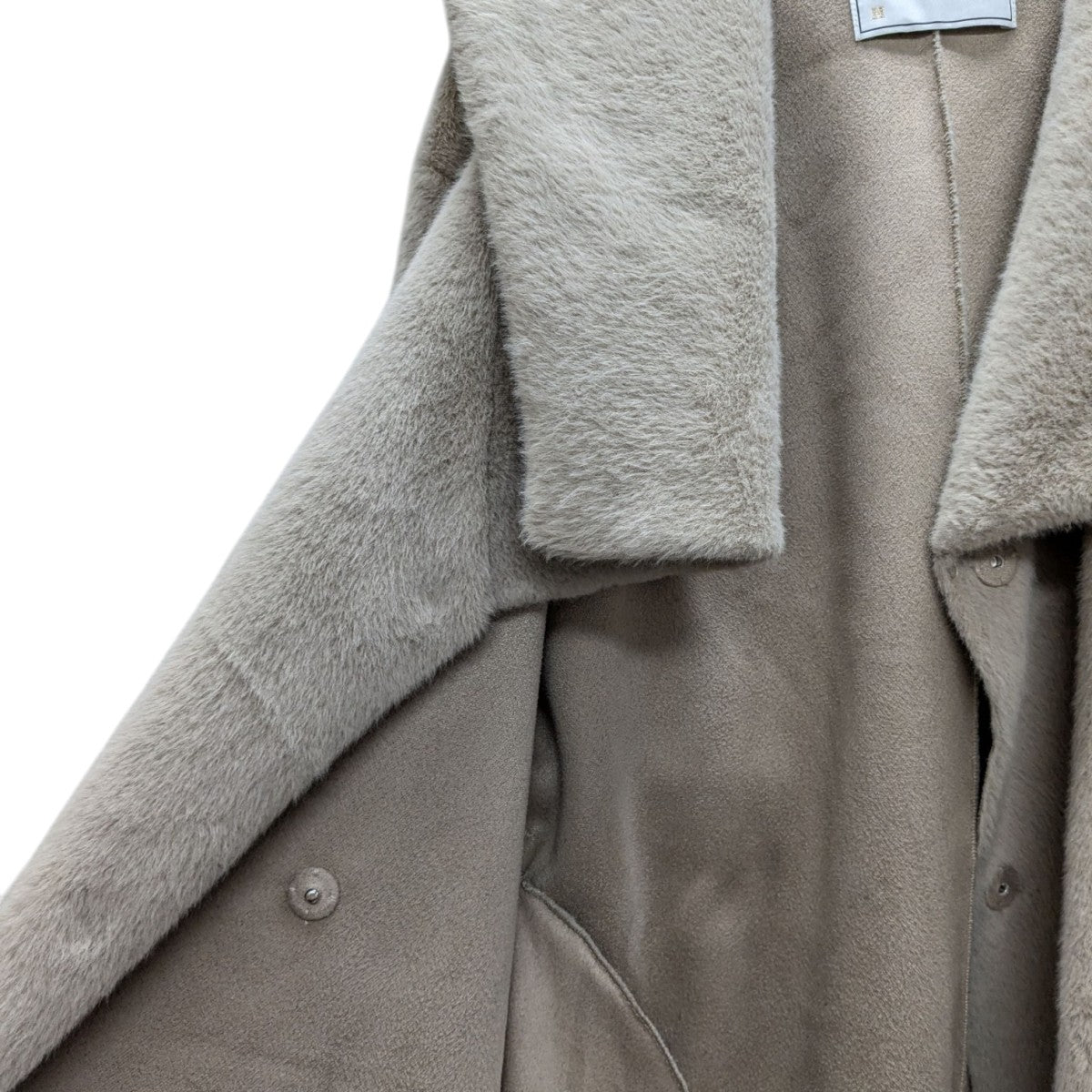 Grace Wrap Coatロングファーコート1243307086
