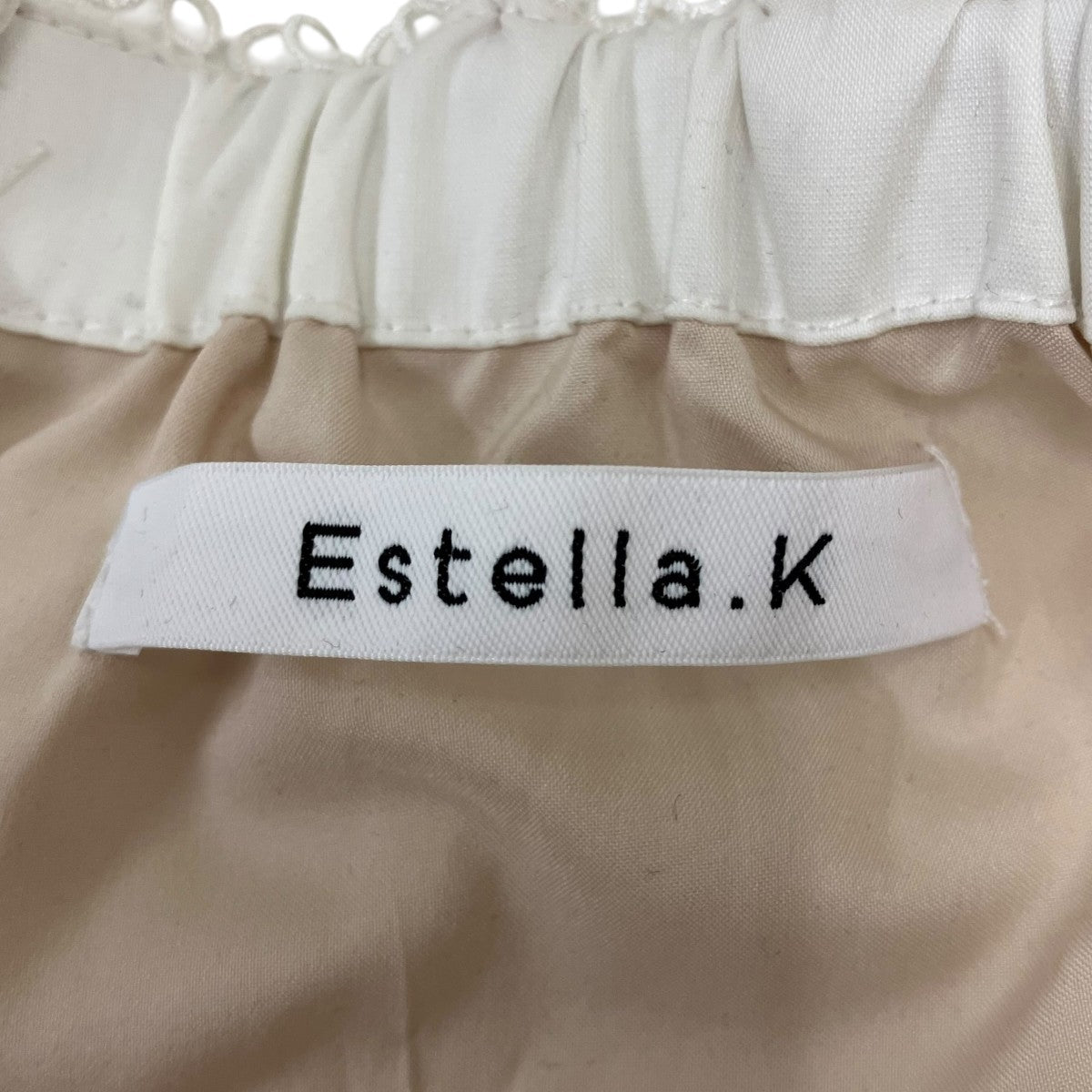 Estella．K Janessa Top タイ ノースリーブブラウス 古着・中古-5枚目のアイテム画像