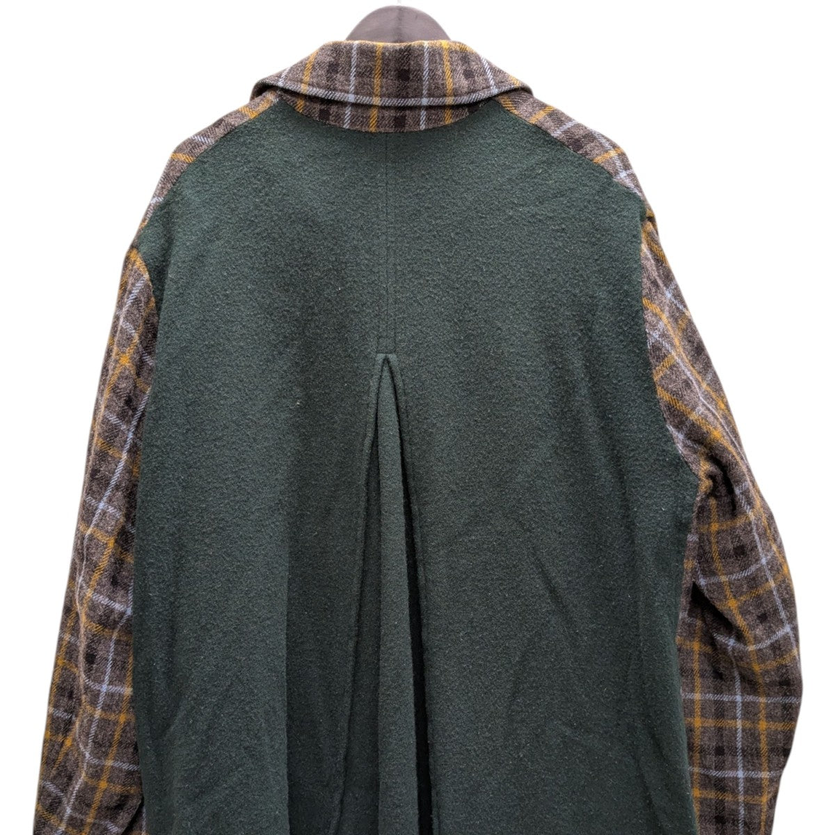 UNDERCOVER(アンダーカバー) チェック 背面切り替え縮絨チェック