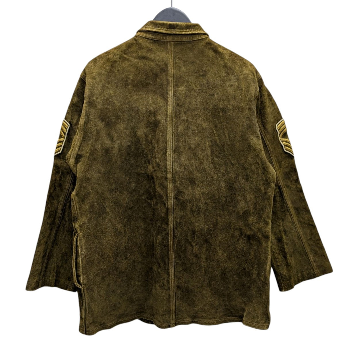 MILITARY JK LEATHERスエードミリタリージャケットMB221-1005
