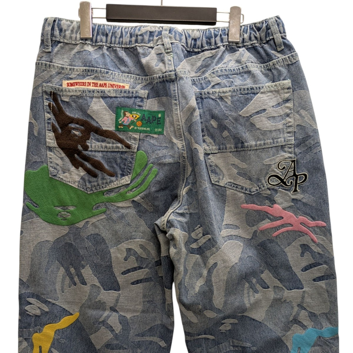 AAPE by Bathing ape バミューダパンツ AAPE BY *A BATHING APE® ショートパンツ | ブラック | FARFETCH JP