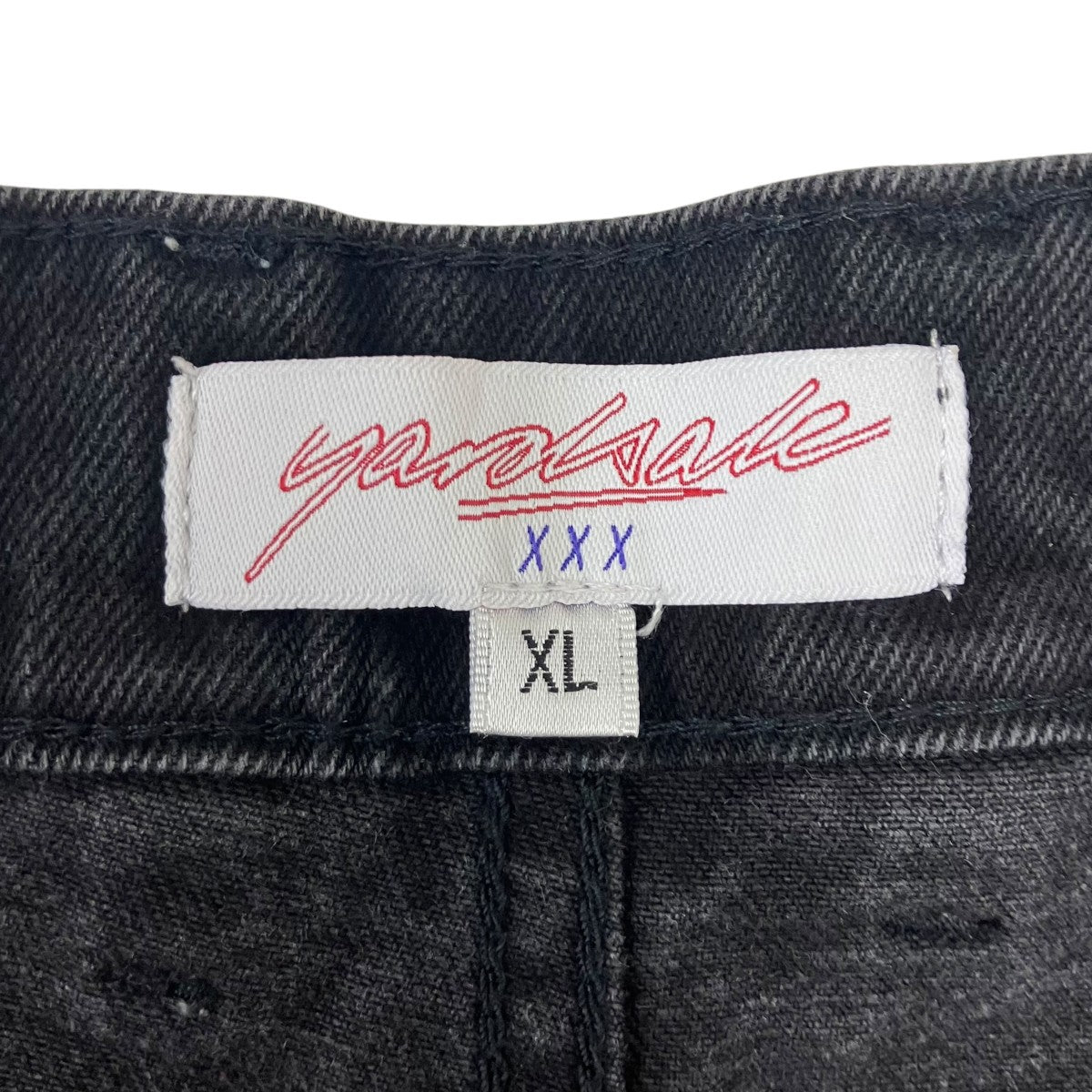 YARDSALE(ヤードセール) Ripper Shortショートデニムパンツ ブラック