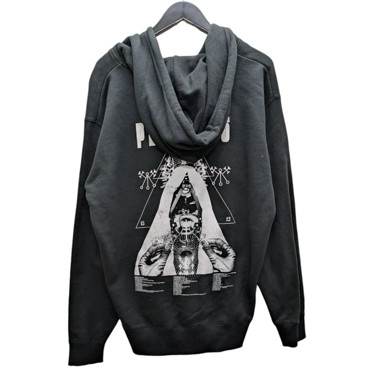 deadly claris(deadly claris) ジップパーカー ブラック サイズ