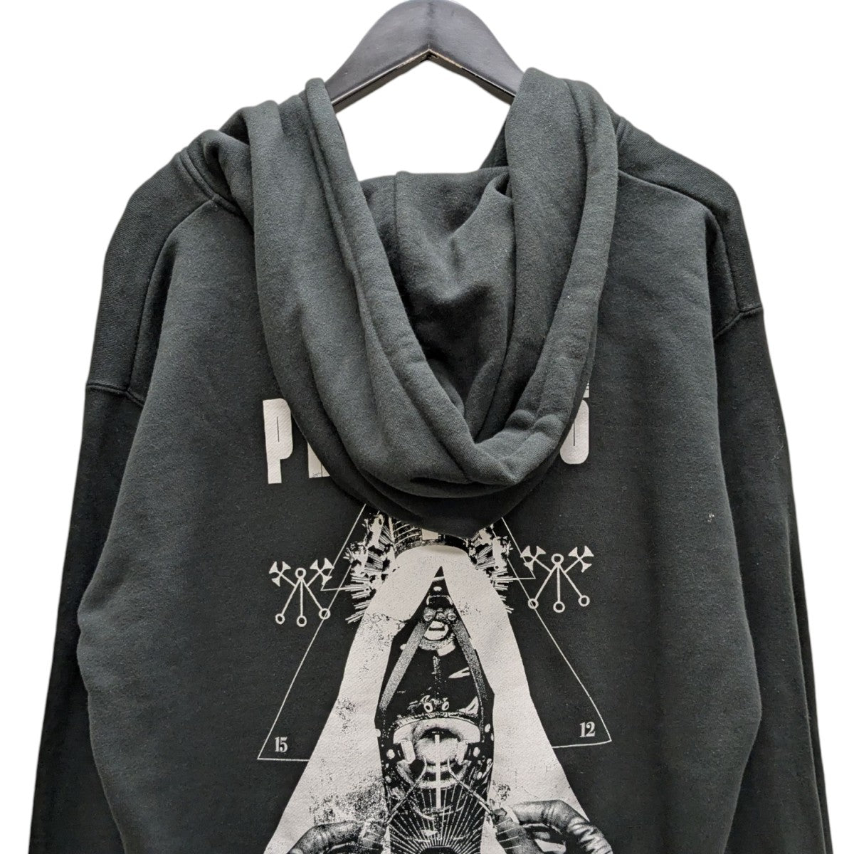 deadly claris(deadly claris) ジップパーカー ブラック サイズ