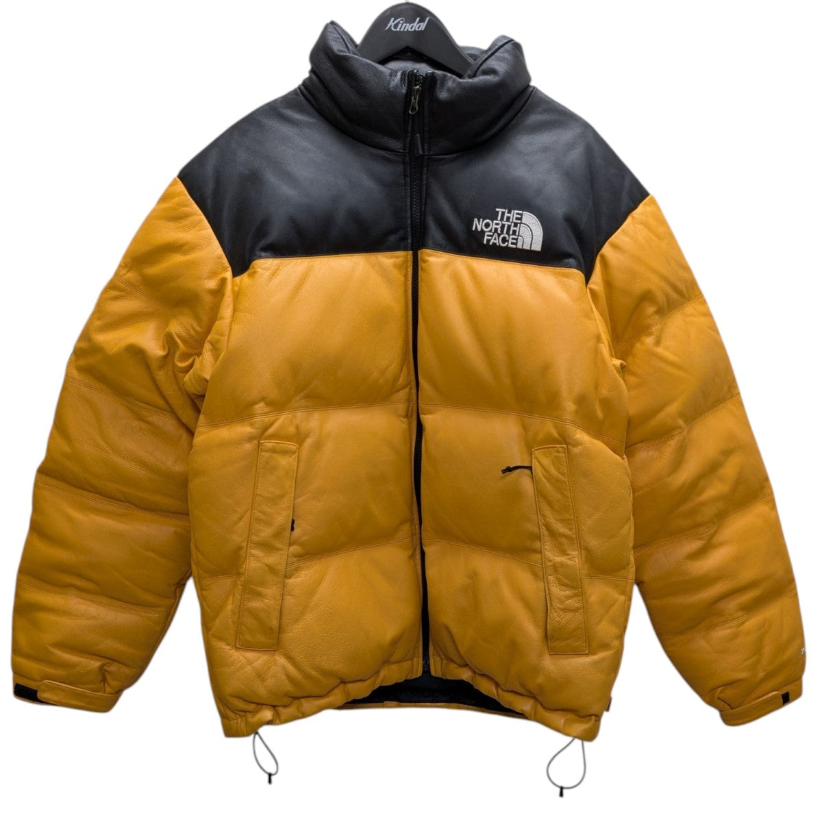 ノースフェイス× Supreme ヌプシオールレザーダウンジャケット Lサイズ ノースフェイス× Supreme ヌプシオールレザーダウンジャケット Lサイズ