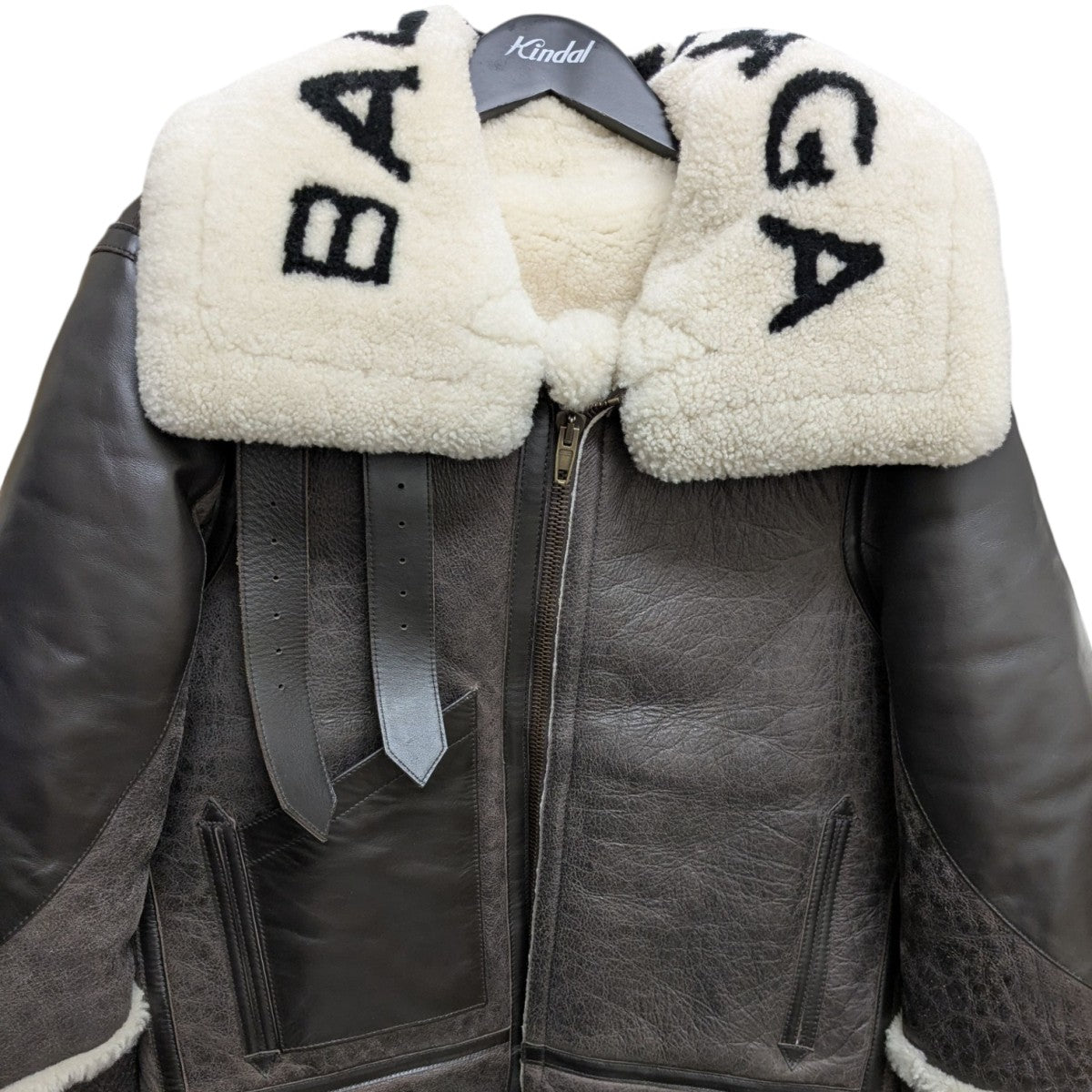 新品 確実正規品 balenciaga バレンシアガ ムートンジャケット レザー 新品 確実正規品 balenciaga バレンシアガ ムートンジャケット