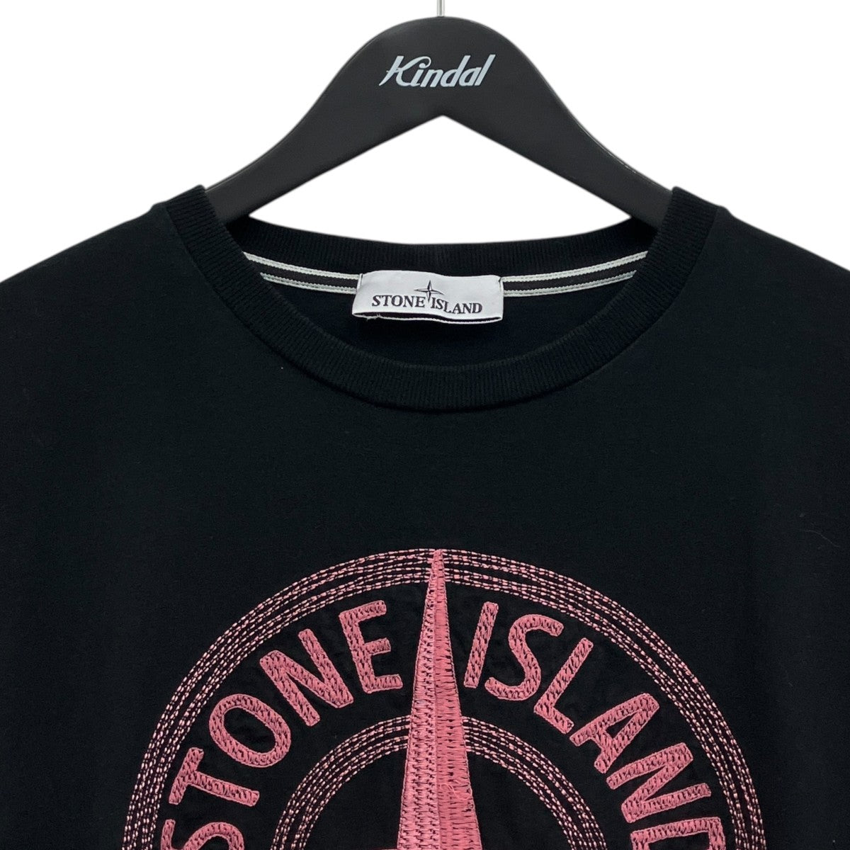 STONE ISLAND(ストーンアイランド) フロントロゴ刺繍 半袖Tシャツ