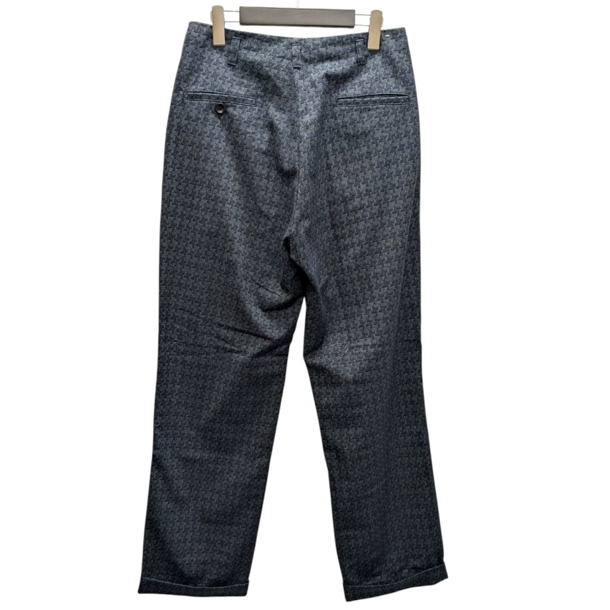 CASUALS ZOOTS BLUE CHECK PATTERワンタックパンツ
