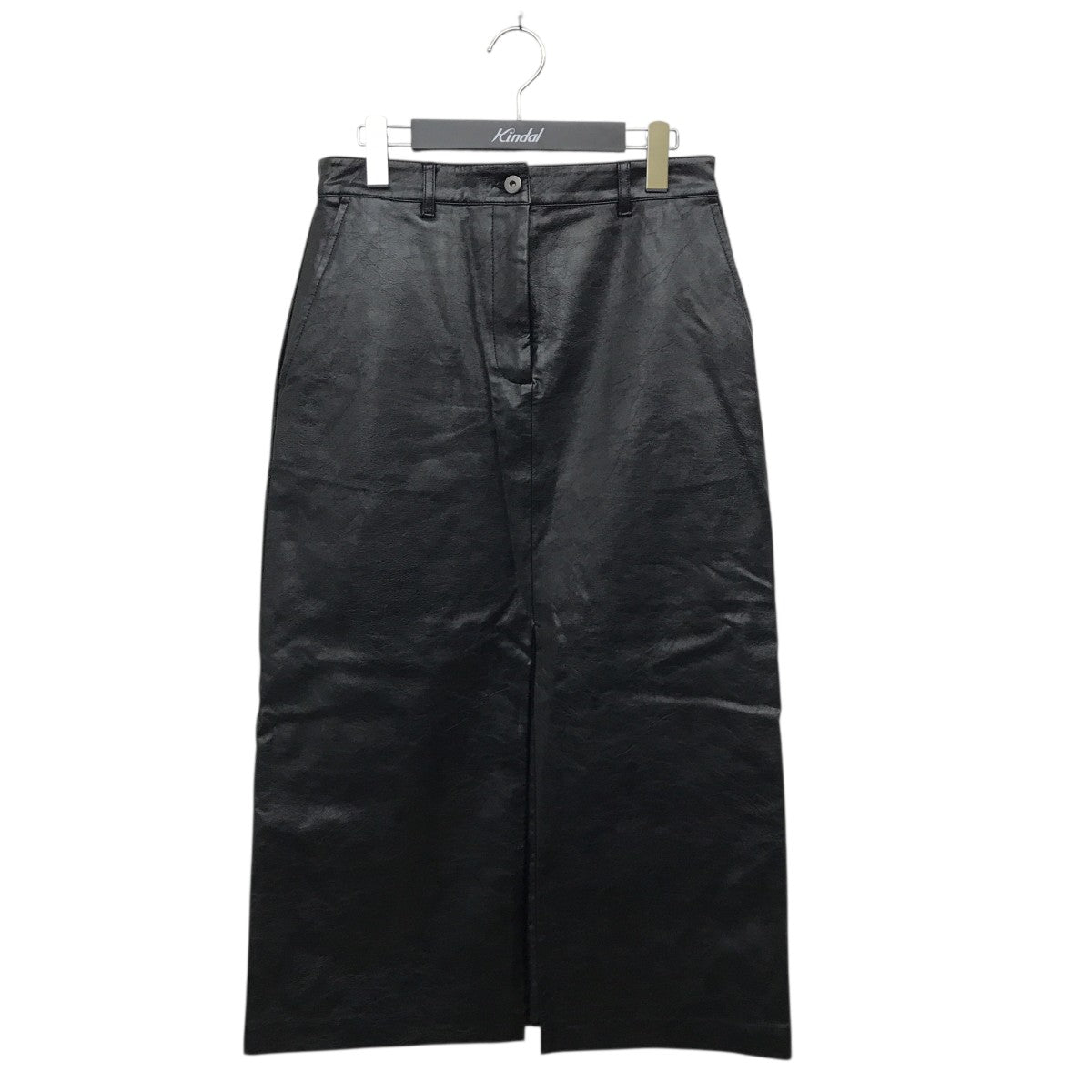 Incu Foretell Vegan Leather SkirtヴィーガンレザースカートIWKS0058 古着・中古-1枚目のアイテム画像