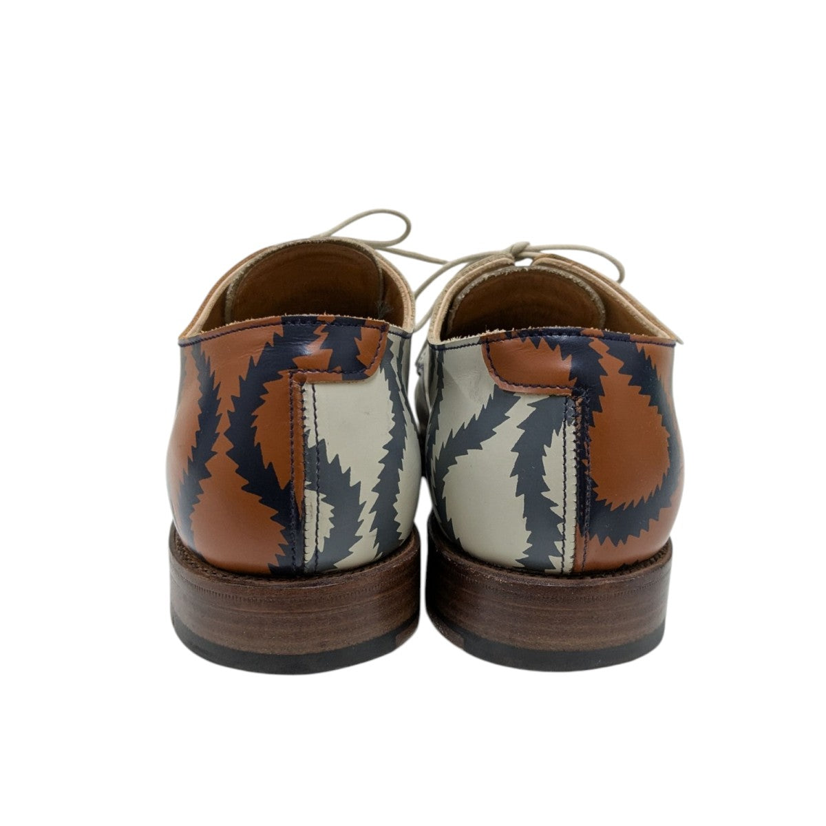 Vivienne Westwood×GRENSON スクイグルシューズ ホワイト×ブラウン