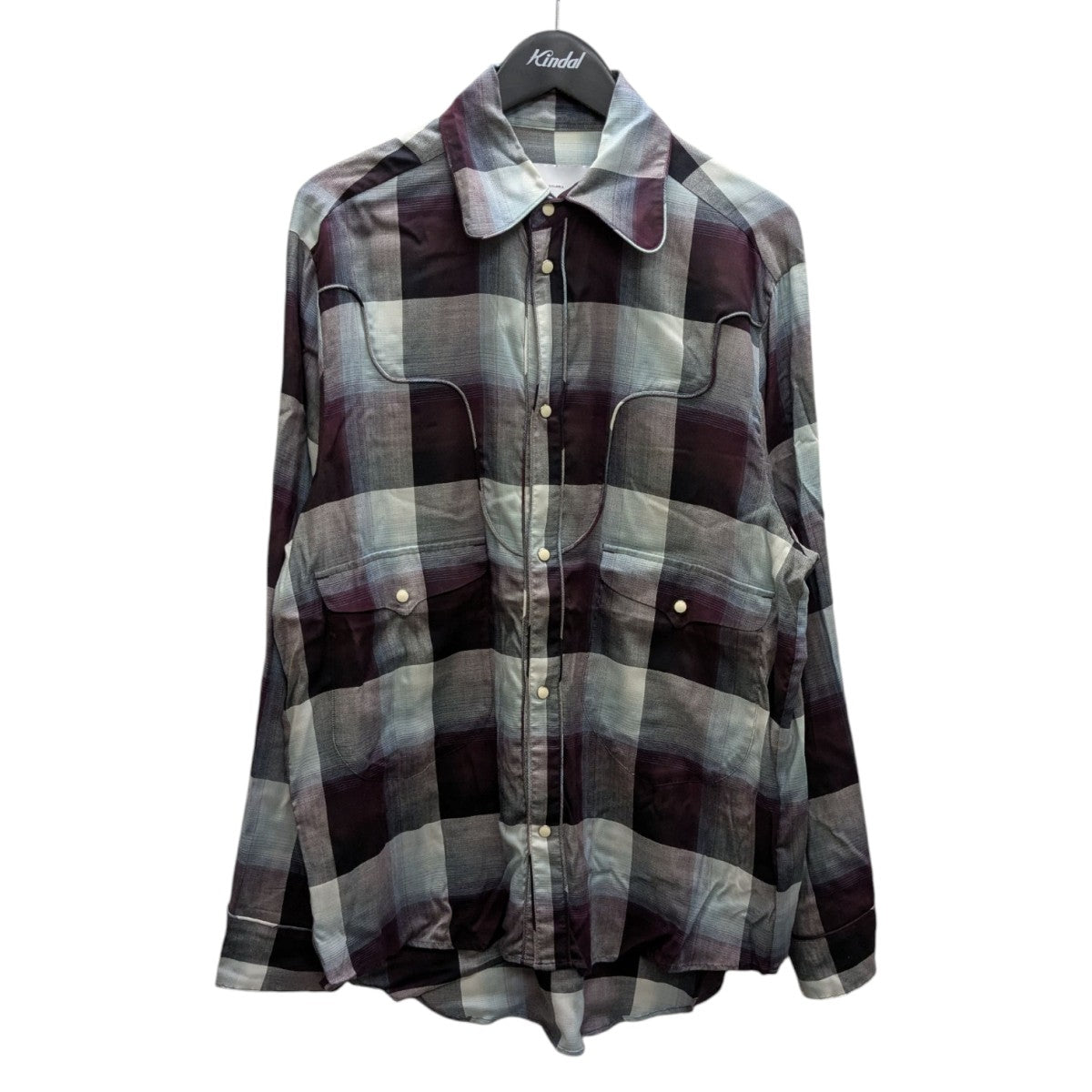 SUGARHILL オンブレチェックシャツ　ウエスタンシャツ SUGARHILL(シュガーヒル) ウエスタンシャツ22SSSH07 22SSSH07