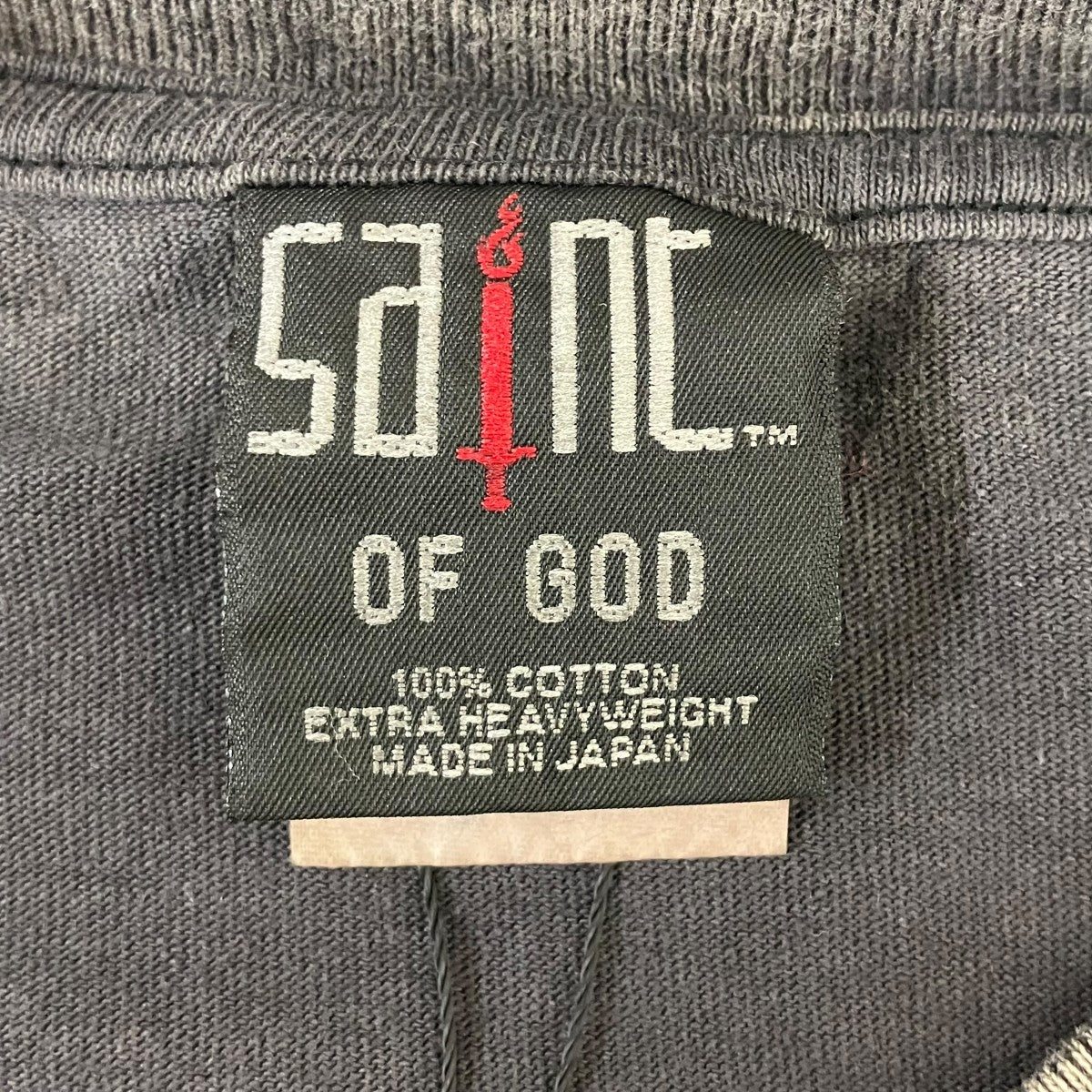 SAINT MICHAEL×FEAR OF GOD ヴィンテージ加工半袖Tシャツ 古着・中古-5枚目のアイテム画像