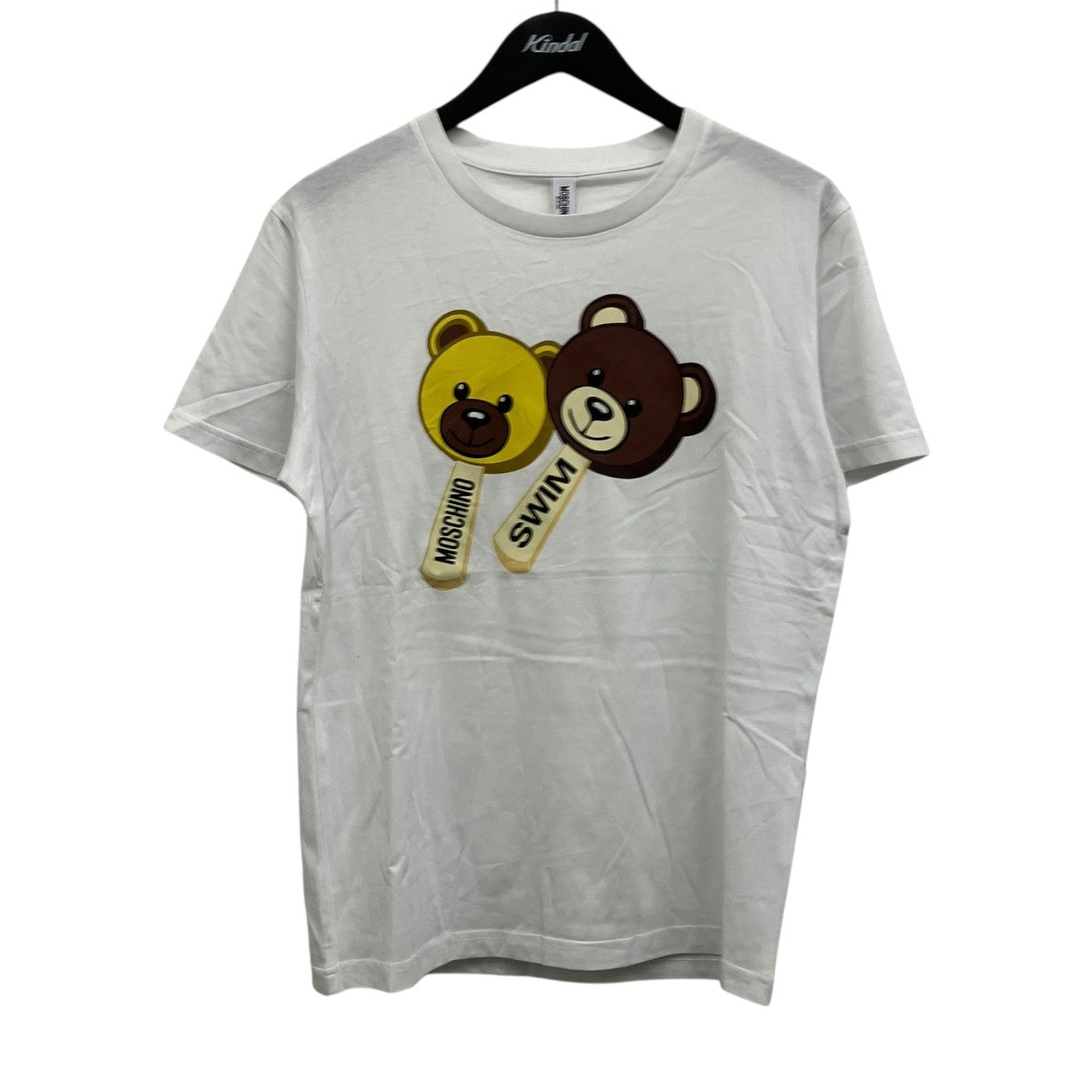 モスキーノ　Tシャツ MOSCHINO(モスキーノ) プリントTシャツ T1904 2304 ホワイト サイズ