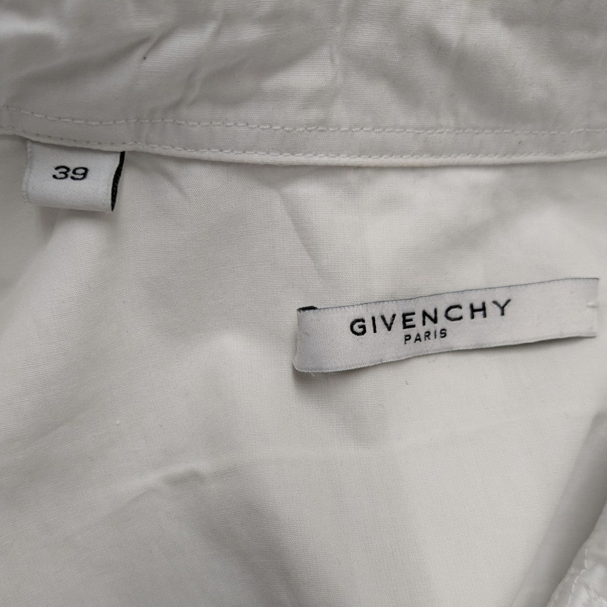 GIVENCHY(ジバンシィ) 襟スターシャツ 15F 6000 300 ホワイト サイズ