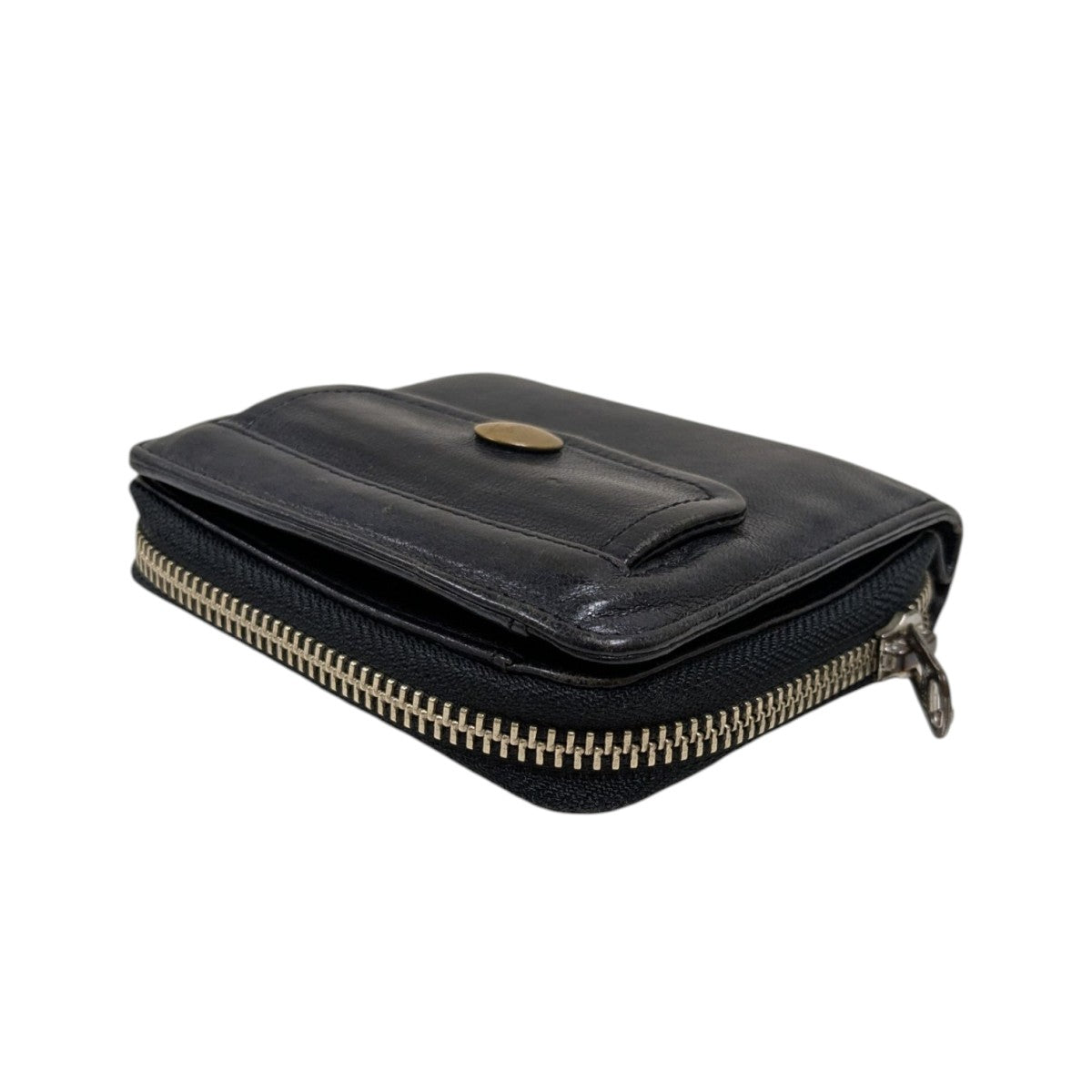 beautiful people 二つ折り財布 ブラック beautiful people(ビューティフルピープル) ライダース2つ折り