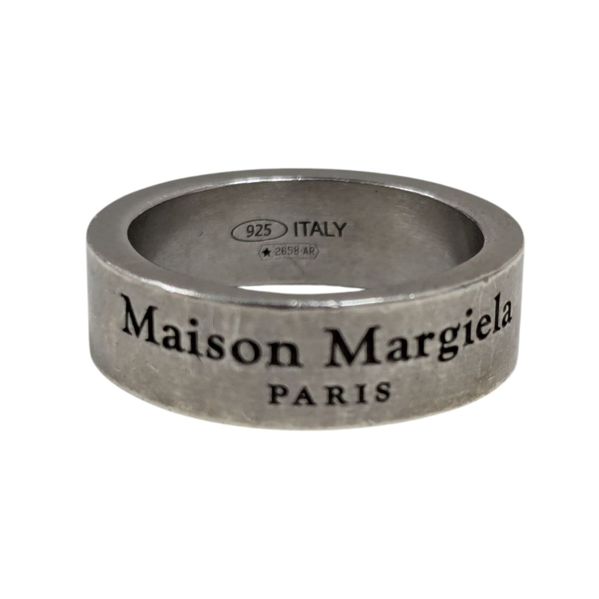Maison Margiela ロゴリング SM1UQ0081 11号相当 MAISON MARGIELA リング SM1UQ0081 SV0158 ロゴ (Maison