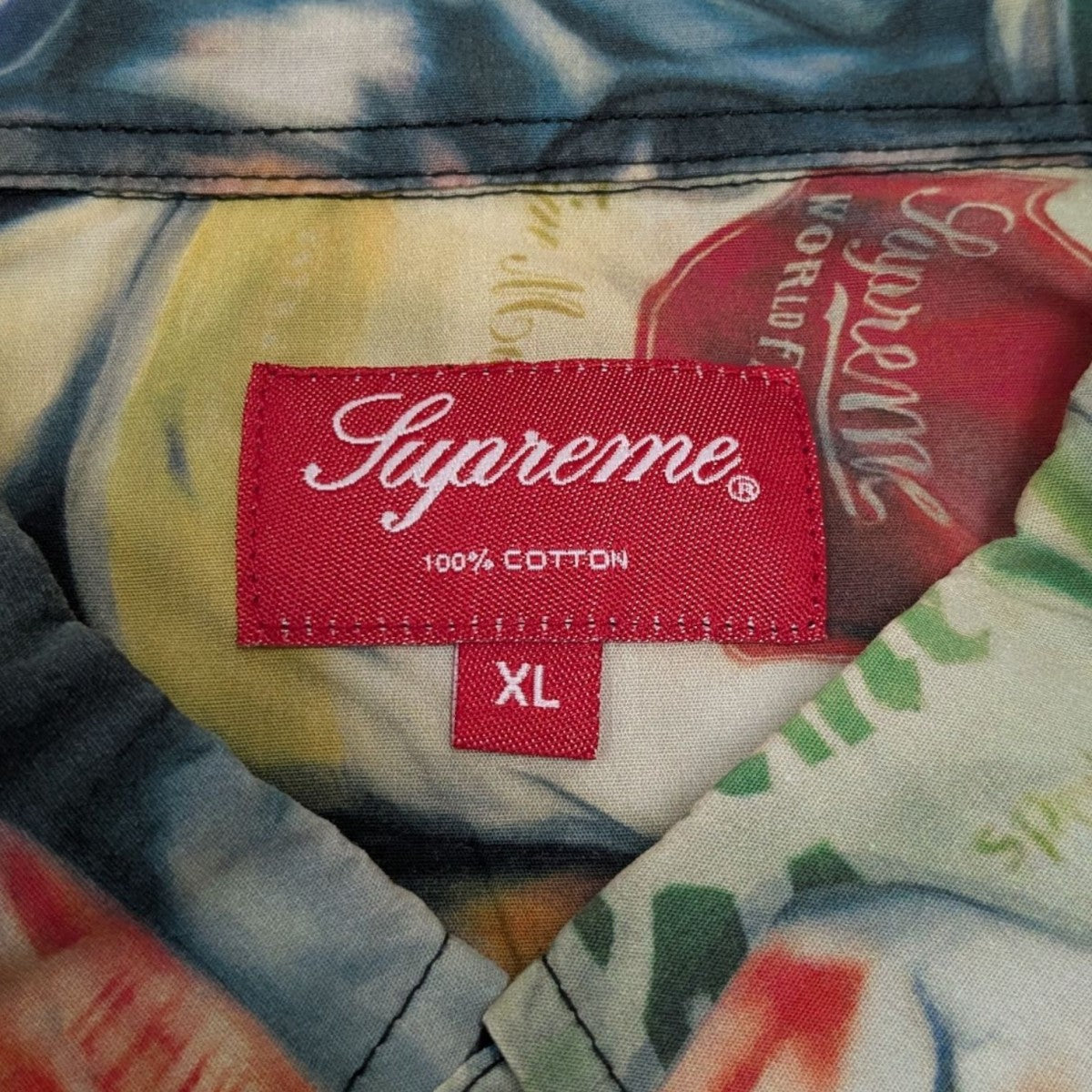 Cans Shirt総柄長袖シャツ