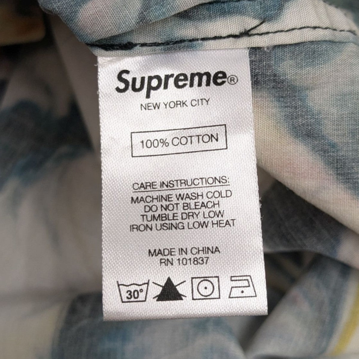 Cans Shirt総柄長袖シャツ