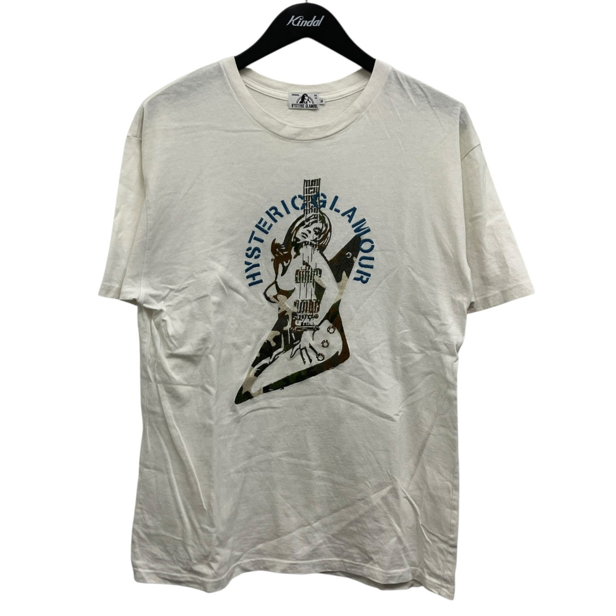 Hysteric Glamour(ヒステリックグラマー) ギター ガール 刺繍 Tシャツ