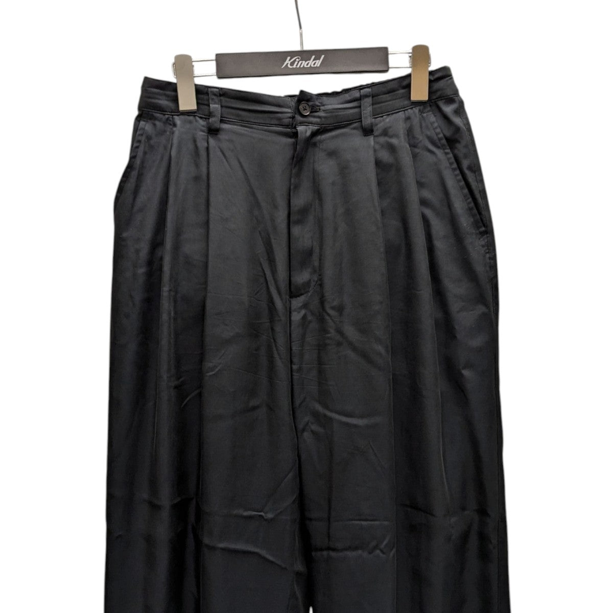 Cupro Twill Wide Easy TrousersイージーパンツST.1155