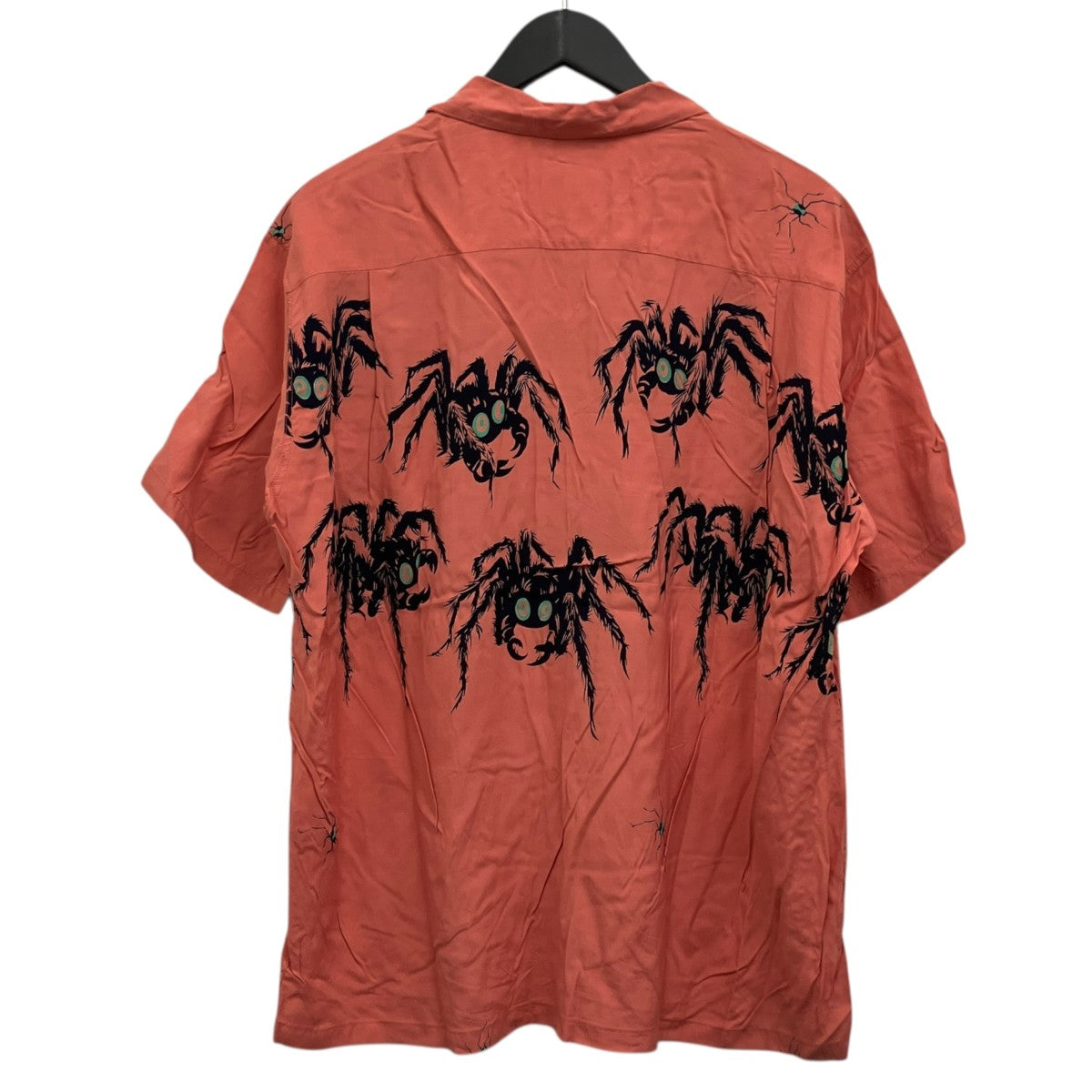 HIGH DENSITY RAYON OPEN SHIRT “TARANTULA” ショートスリーブオープンカラーシャツ