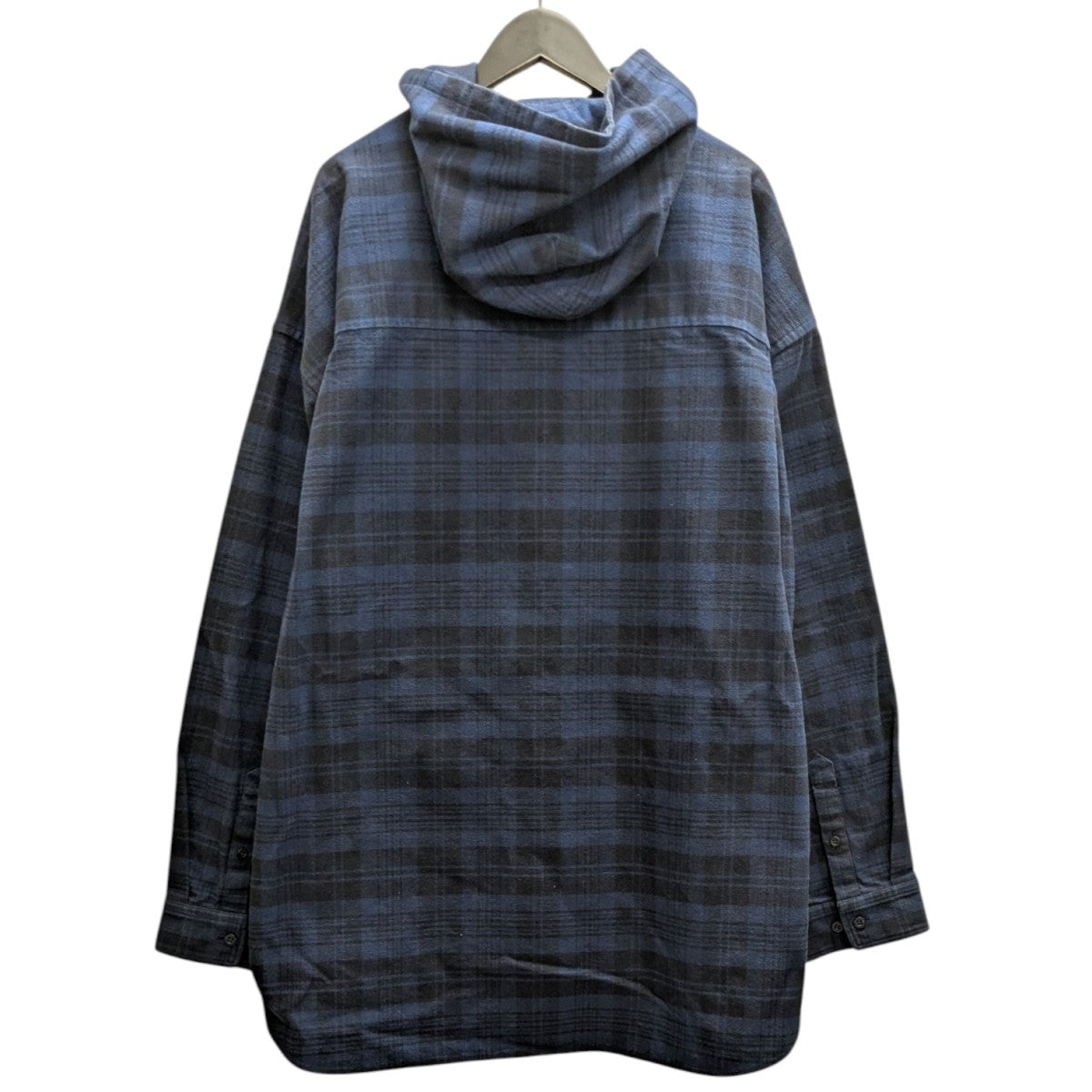 BALENCIAGA 22AW フーディチェックシャツ BALENCIAGA 22AW フーディチェックシャツ - メルカリ