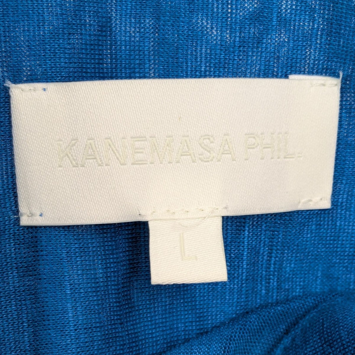 KANEMASA PHIL． 【28G ATMOSPHERE RAMIE L S SHIRT】 長袖シャツ 古着・中古-6枚目のアイテム画像