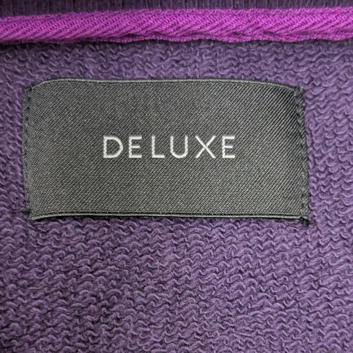 Deluxe(デラックス) ダメージ加工スウェット 23AD2621 パープル サイズ