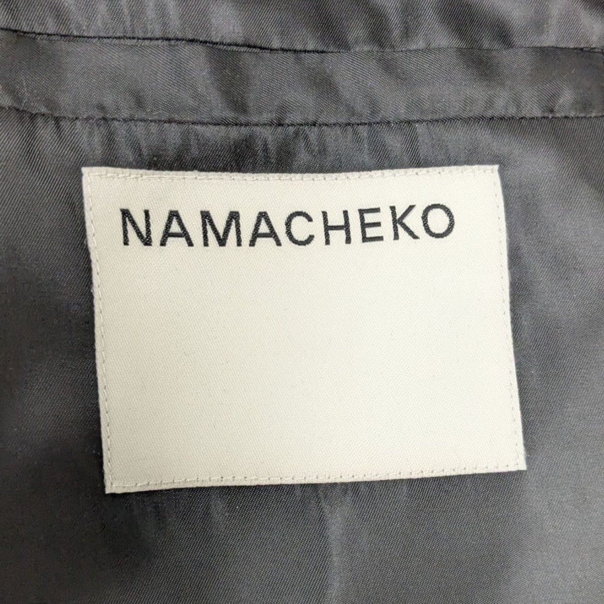 NAMACHEKO ノースリーブロングジャケット 古着・中古-5枚目のアイテム画像