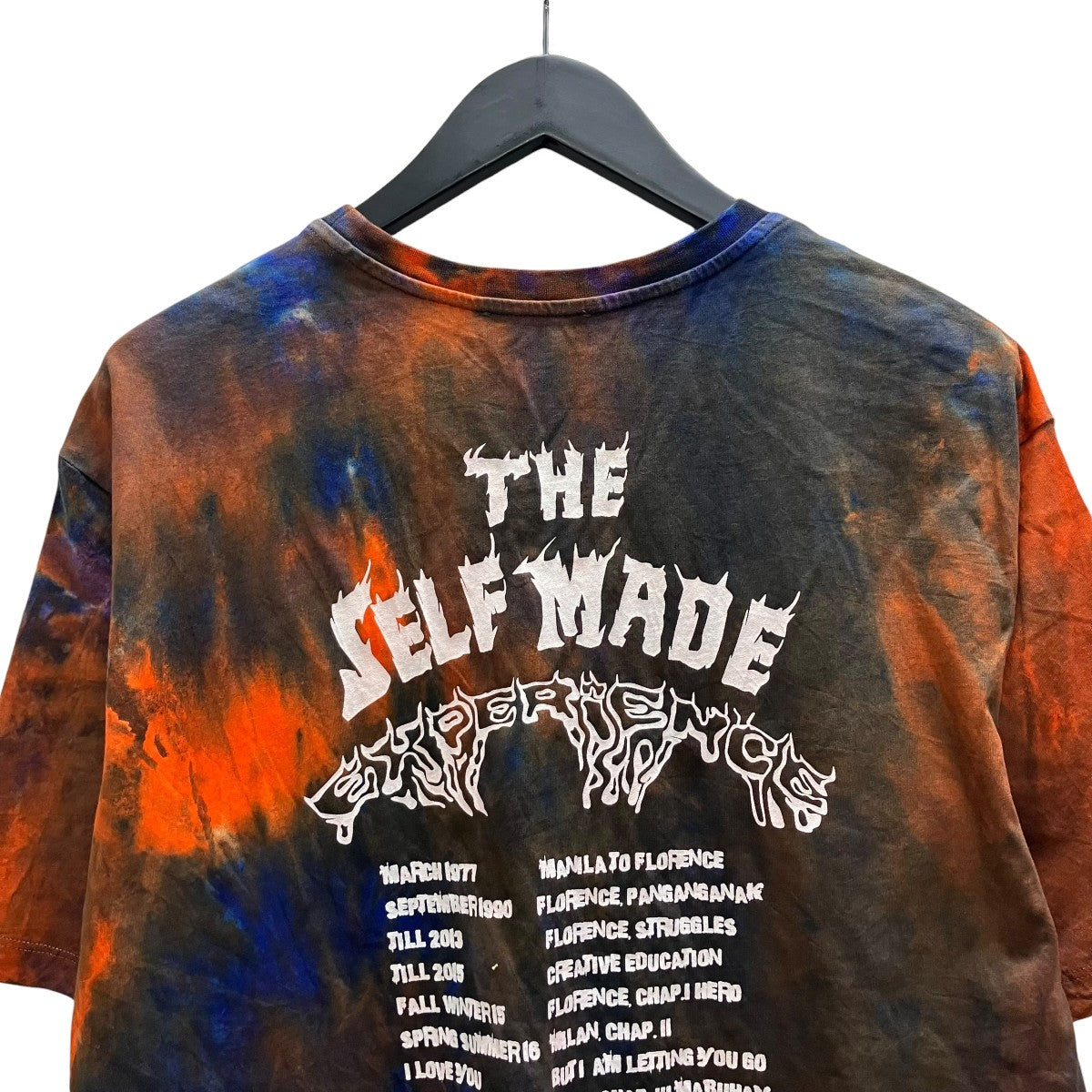 selfmade gianfranco villegas タイダイTシャツ 古着・中古-4枚目のアイテム画像
