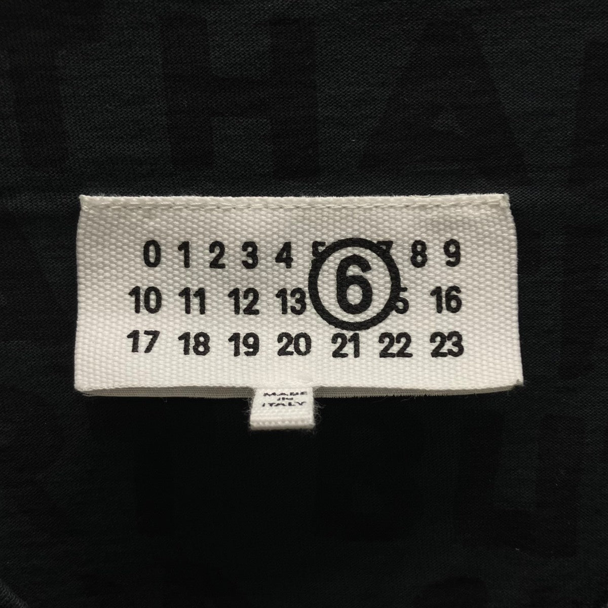 MM6 Maison Margiela V-neck SIDA Jersey VネックTシャツ 古着・中古-4枚目のアイテム画像