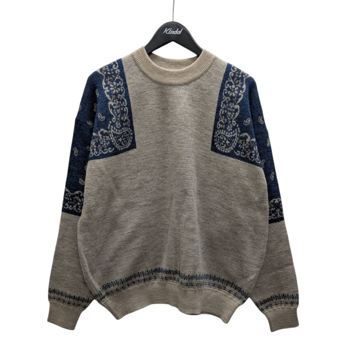 KAPITAL(キャピタル) 25SS裏毛 ZIP UP GYMパーカー スカイブルー