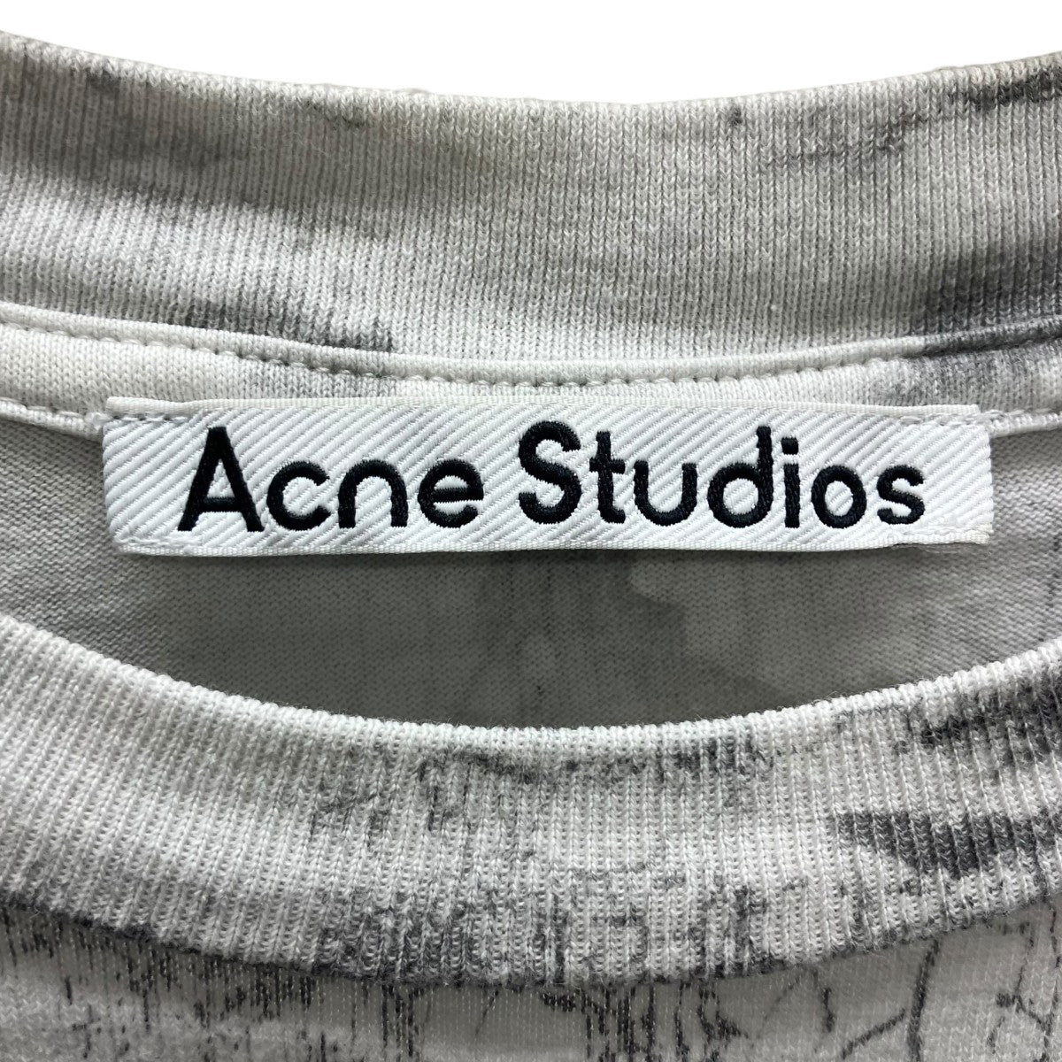 ACNE STUDIOS 総柄クルーネックTシャツ 古着・中古-5枚目のアイテム画像