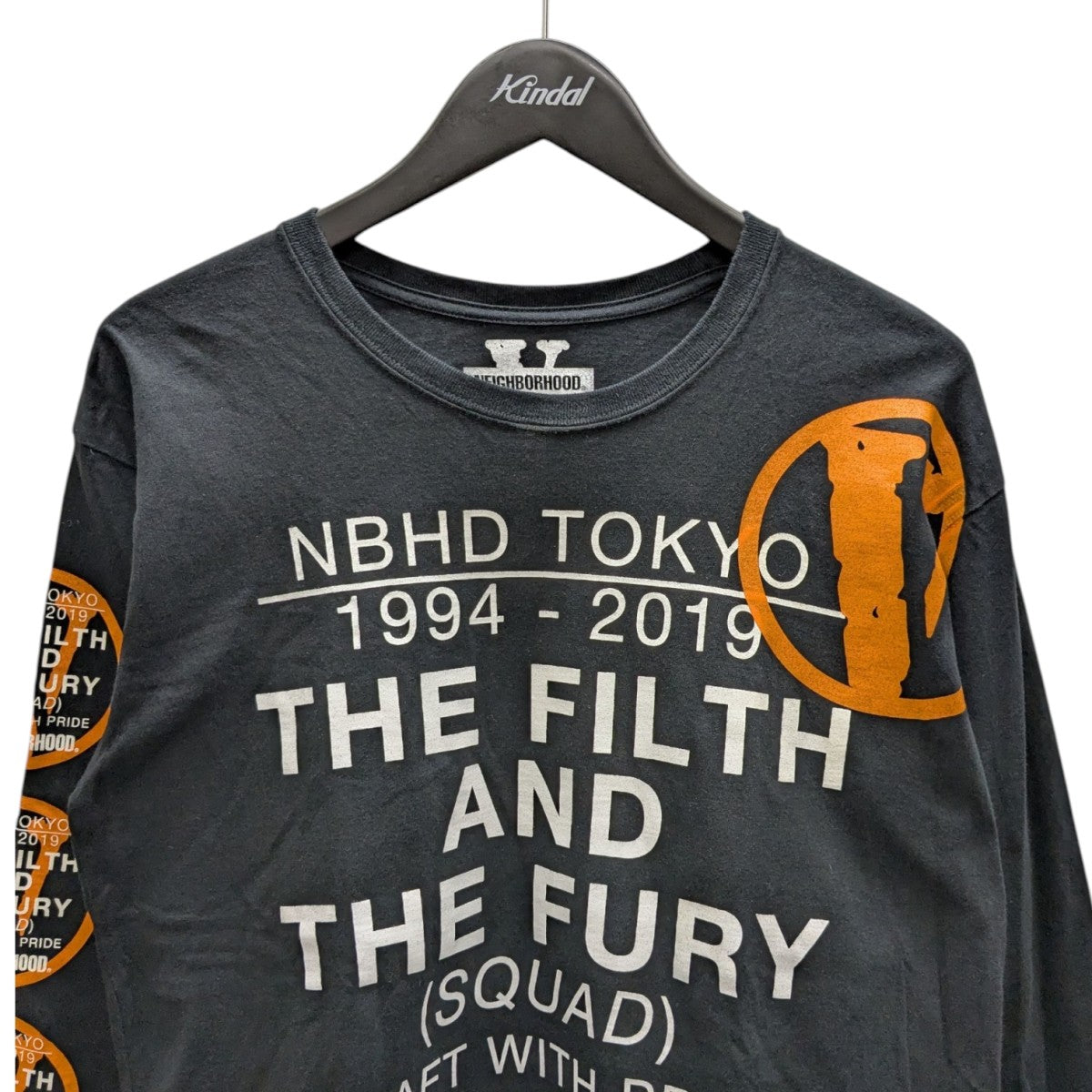NEIGHBORHOOD×VLONE ロングスリーブカットソー 古着・中古-2枚目のアイテム画像