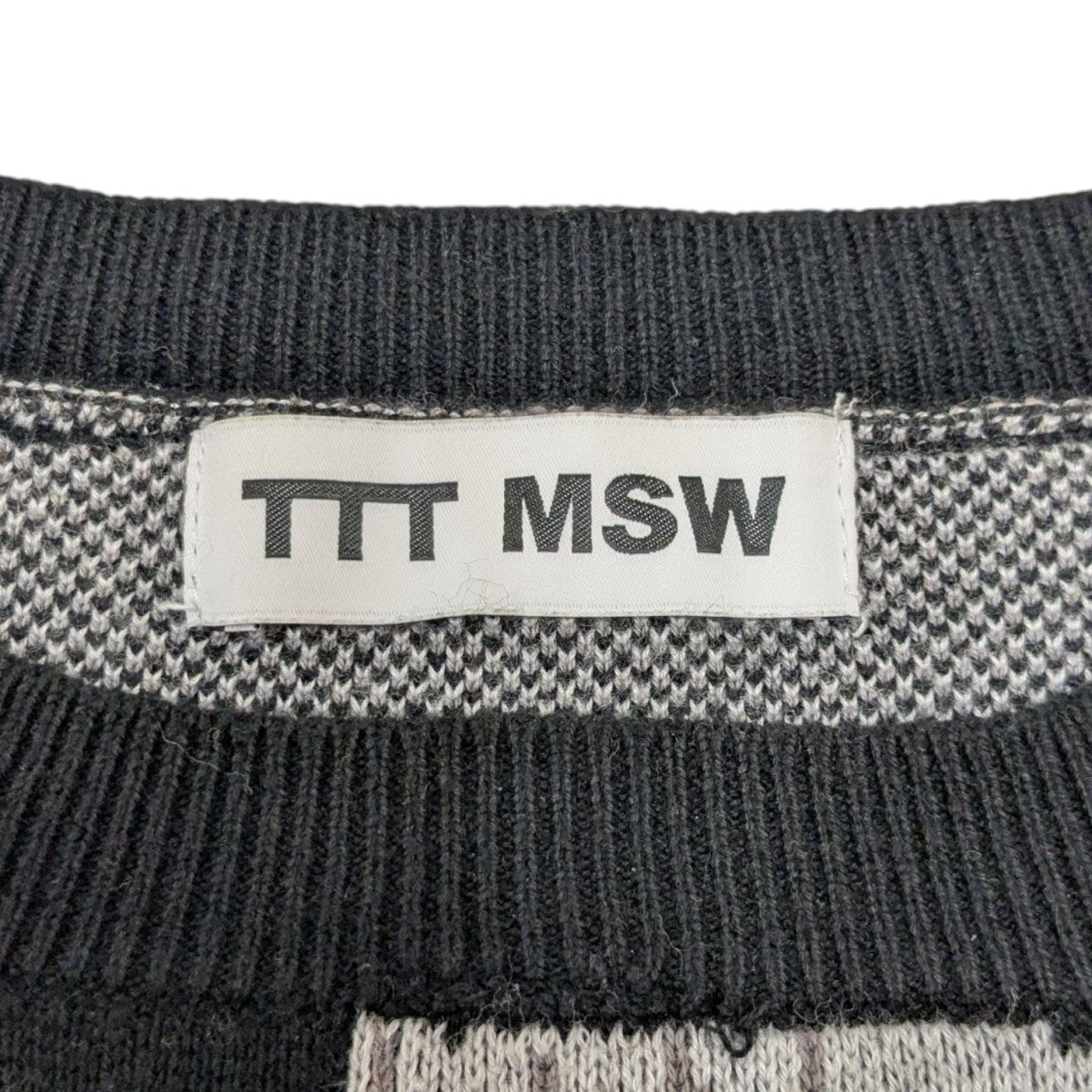 TTT MSW(ティーモダンストリートウエア) PANTHER KNIT VESTニット