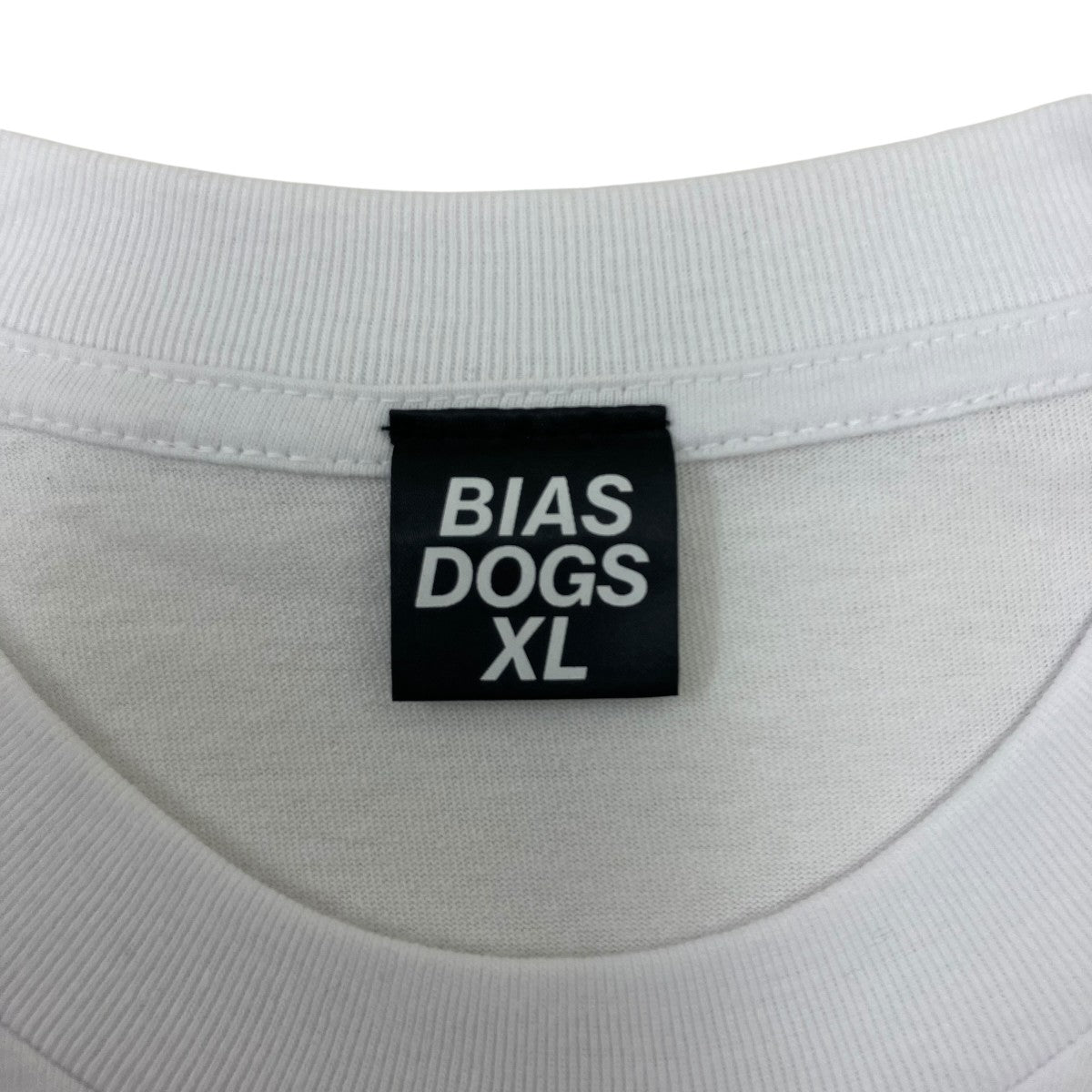 BIAS DOGS(バイアス ドッグス) プリントTシャツ 23003 ホワイト サイズ