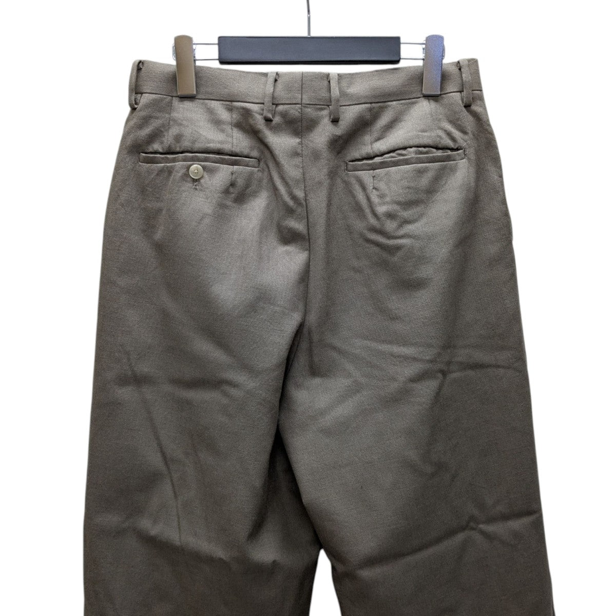 AURALEE(オーラリー) 21AW BLUEFACED WOOL WIDE SLACKSスラックス