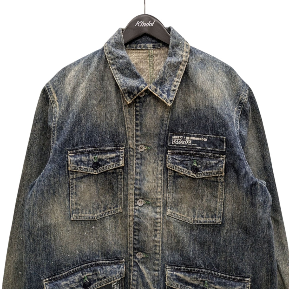 MINE77×NEIGHBORHOOD 4-Pocket Jacketデニムジャケット 古着・中古-2枚目のアイテム画像