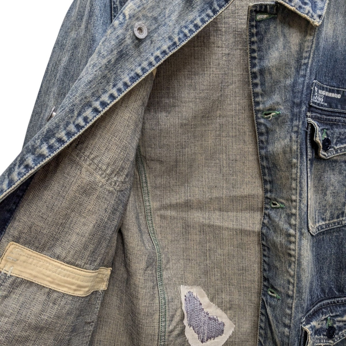 MINE77×NEIGHBORHOOD 4-Pocket Jacketデニムジャケット 古着・中古-6枚目のアイテム画像