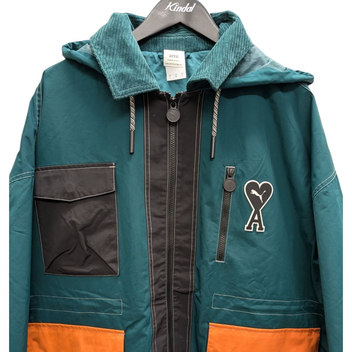 ami アウター AMI Alexandre Mattiussi×PUMA ナイロンジップジャケット535990