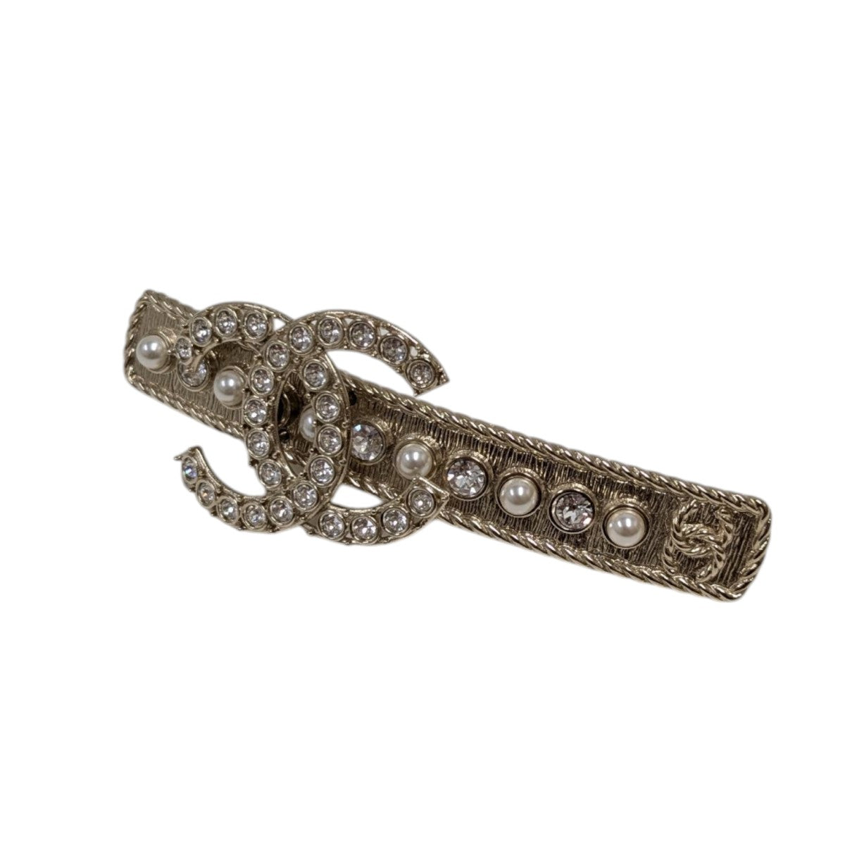 美品　 CHANEL ロゴ ヘアピン パール CHANEL(シャネル) ココマーク パールヘアピン ゴールド｜【公式