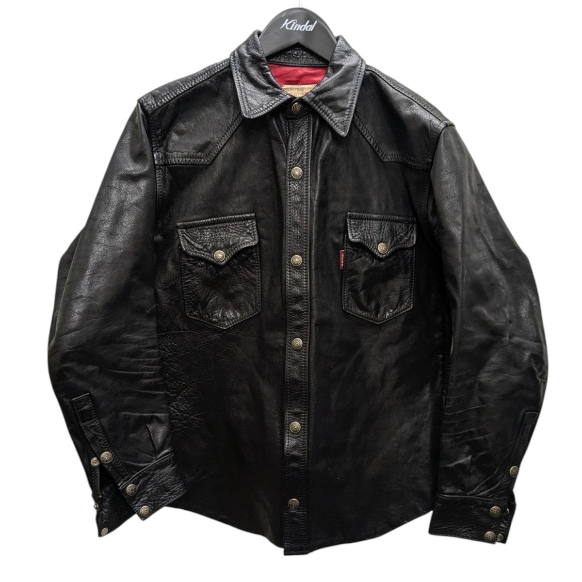 定価26万　試着のみ　AERO LEATHER ダブルレザージャケット　36　黒 楽天市場】レザージャケット ダブルライダースジャケット 革