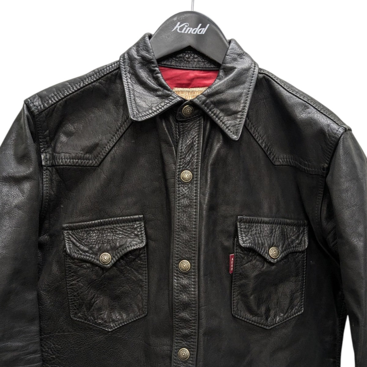 aero leather clothing(エアロレザークロージング) レザーシャツ