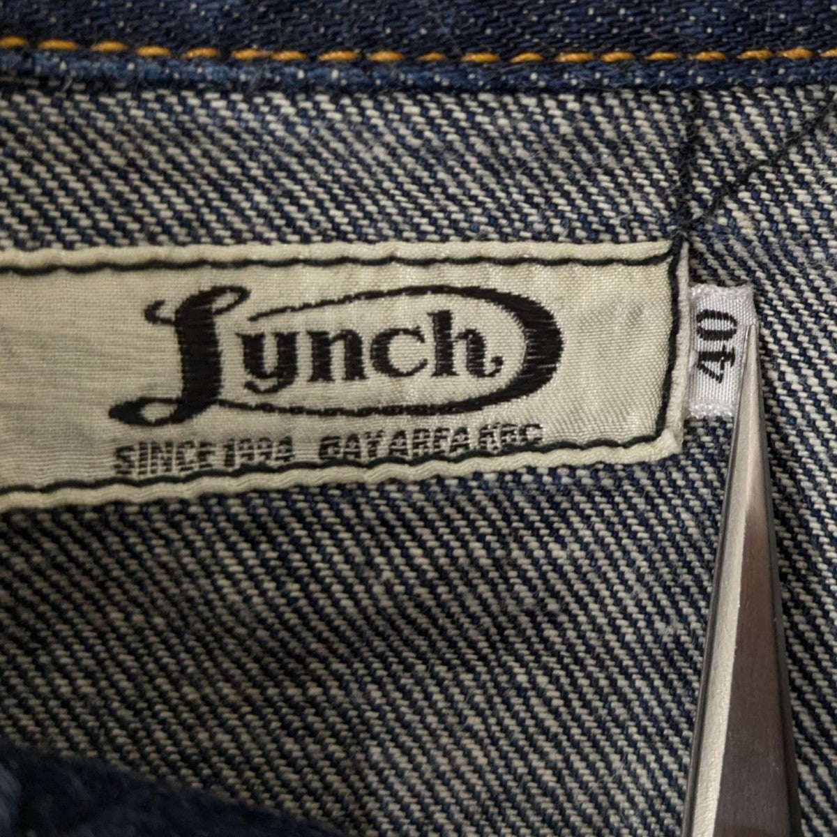 lynch silversmith デニムジャケット 古着・中古-6枚目のアイテム画像