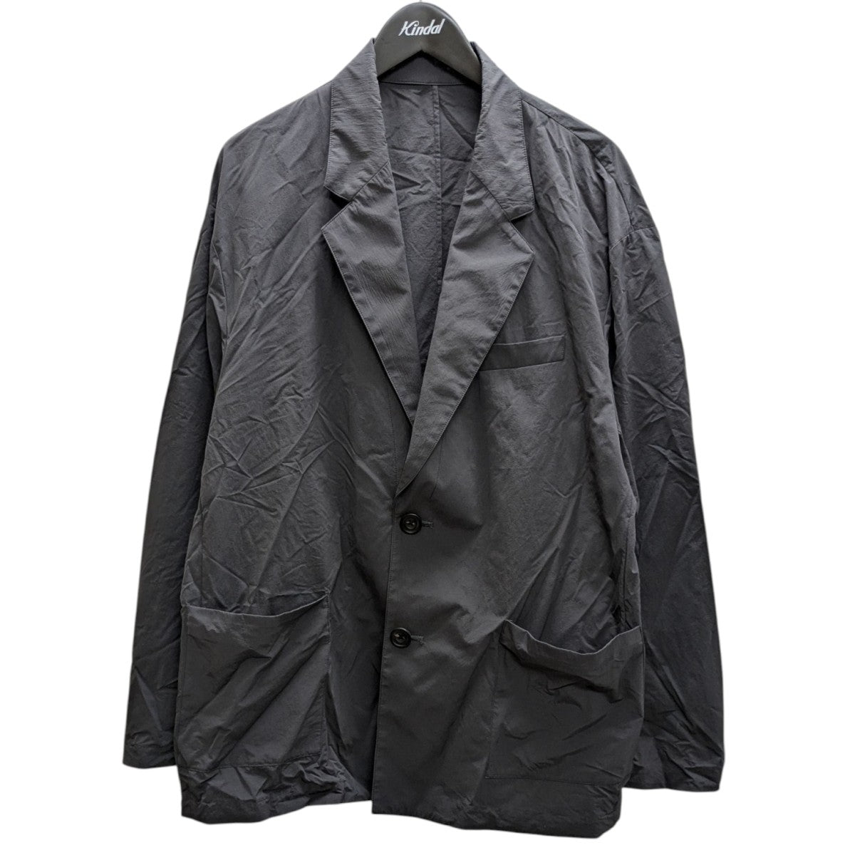 stein 黒 ナイロンジャケット ジッパー付き stein 黒 ナイロンジャケット ジッパー付き