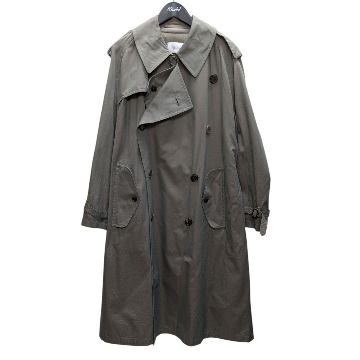 CIOTA(シオタ) スビンコットン ギャバジン タイロッケンコート