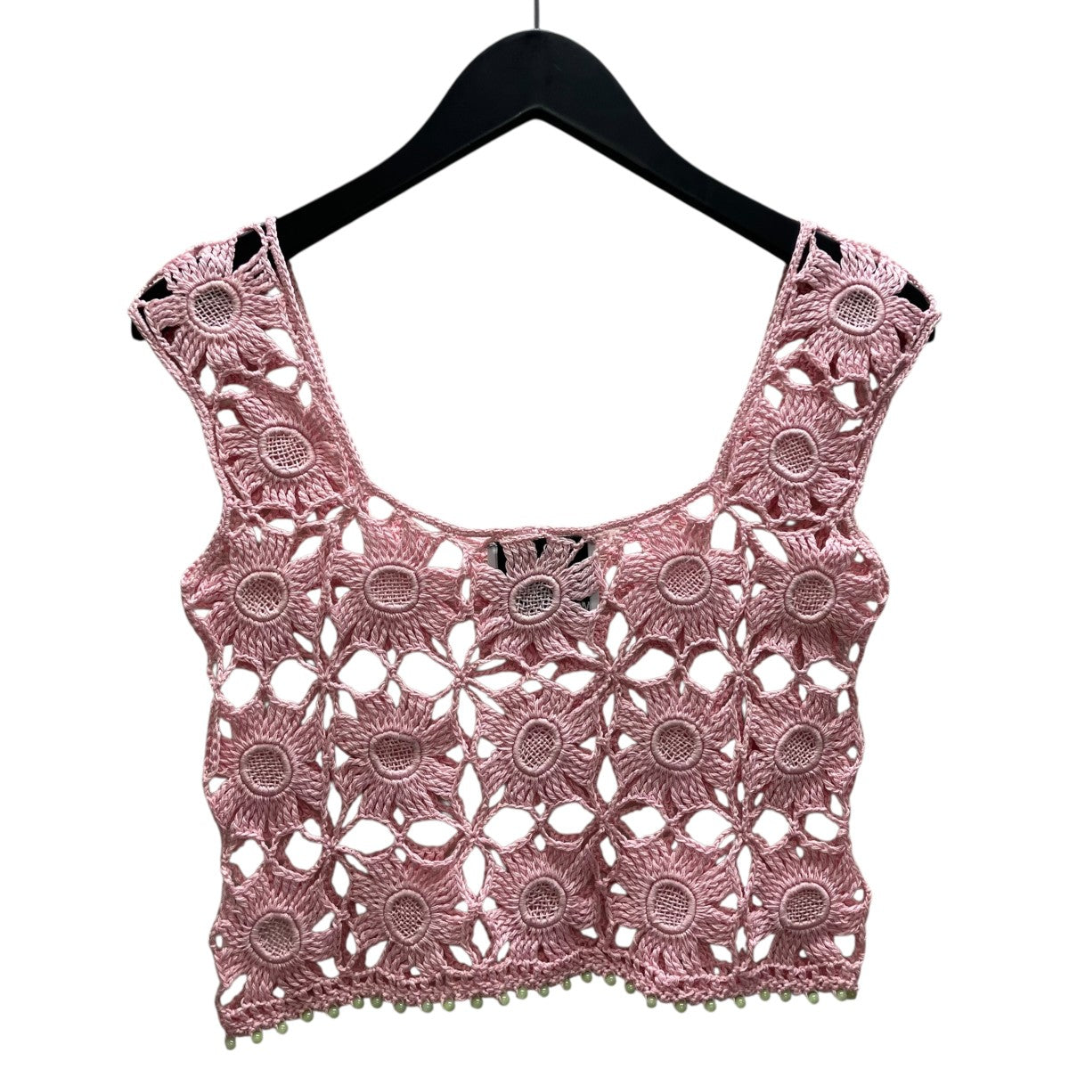 MOZHDEN MATIN MOZHDEH MATIN FLOWER LACE TOP レースタンクトップ 古着・中古-2枚目のアイテム画像