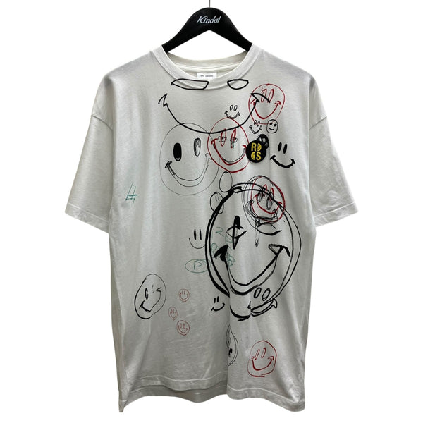 RAF SIMONS(ラフシモンズ) 半袖Tシャツ 224-M122 ホワイト サイズ XS